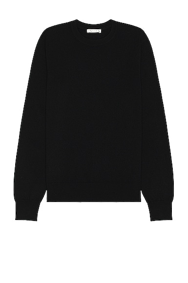 The Row Benji Sweater In Blk Black
