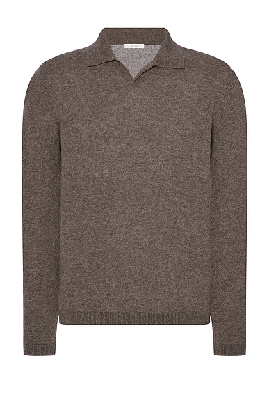 The Row Ripley Top in Grey Taupe