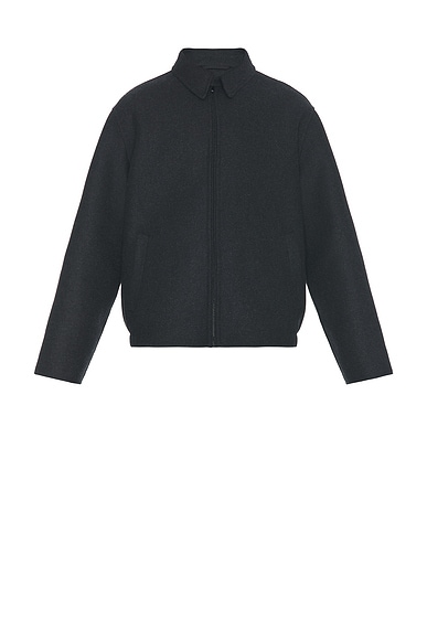 The Row Dantes Jacket in Dark Charcoal