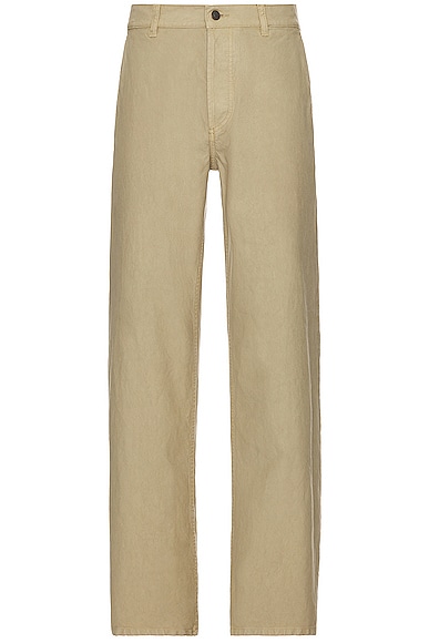 The Row Riggs Pant in Beige