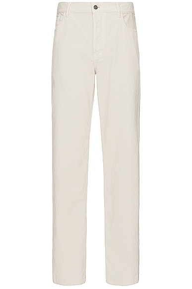 The Row Ross Pant in Off White