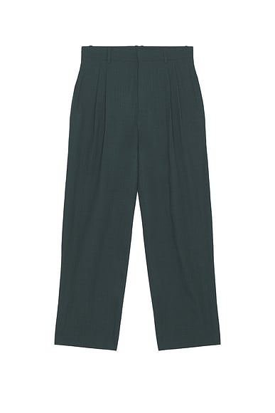 The Row Silas Pant in Dark Green