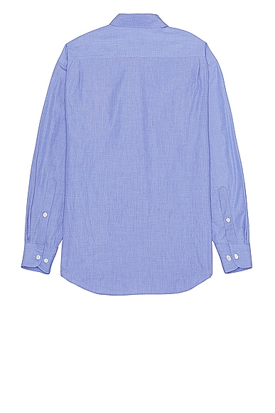 Shop The Row Miller Shirt In Oxford Blue