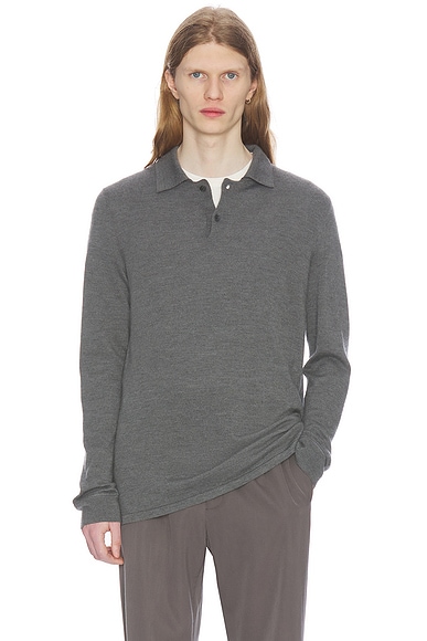 The Row Blaize Top in Grey Melange