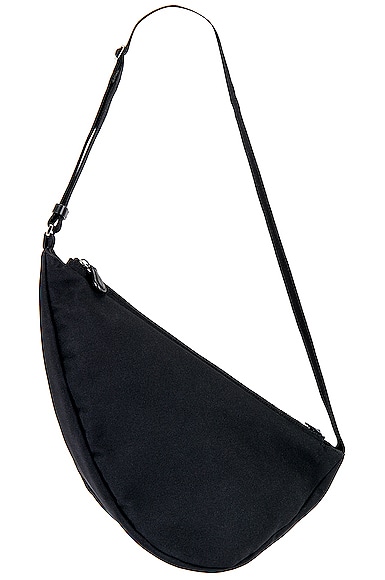 The Row Slouchy Banana Two Bag In Black Pld