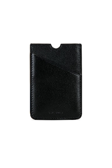 The Row Card Case in Black