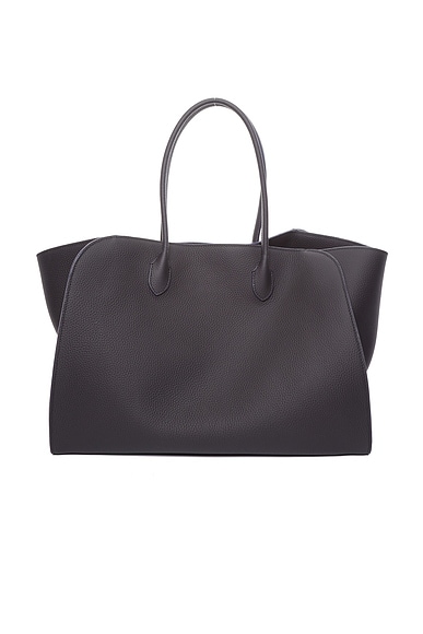 The Row Marlo Top Handle Bag in Midnight Ans