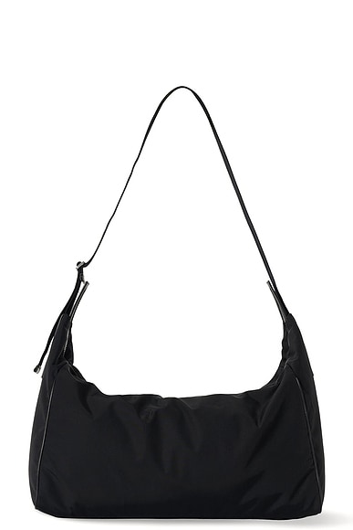 The Row E/w Logan Crossbody Bag in Black & Black Ans