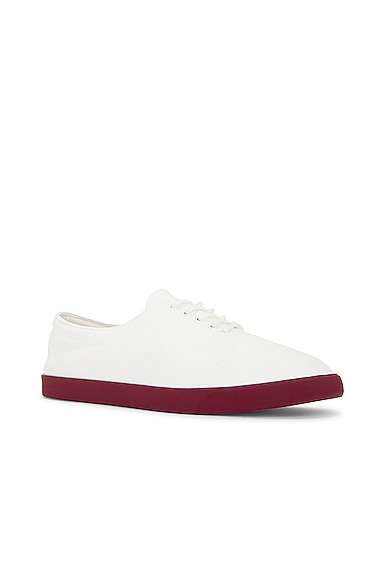 Shop The Row Sneaker In White & Rubino