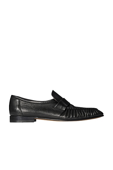 The Row Soft Loafer in Black