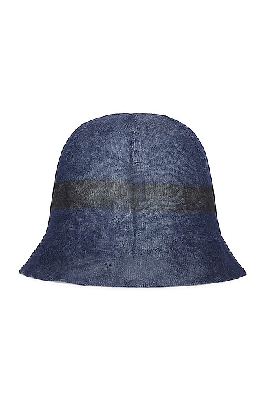 The Row Indo Hat In Navy & Black