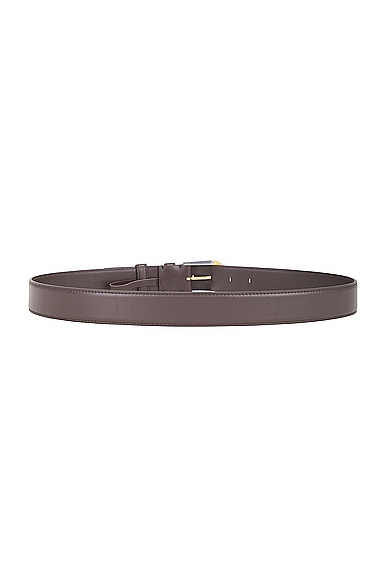 Shop The Row Art Deco Belt In Brown Ans