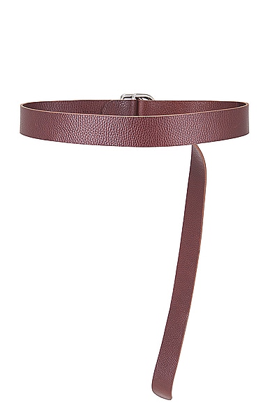 Shop The Row D Ring Belt In Burnt Wood Ans