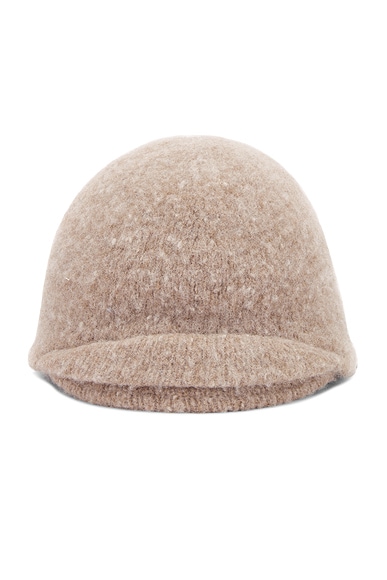 The Row Caspian Hat in Deep Bistre | FWRD