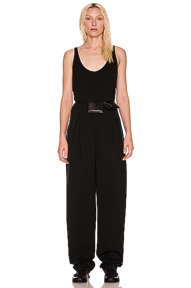 The Row Gage Jumpsuit in Black