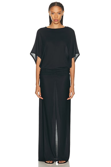 The Row Delyra Dress in Black