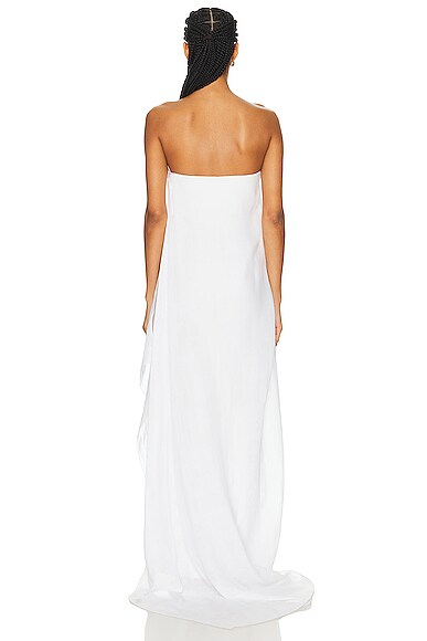 The Row Brand New £1429 Pearl Grey Jersey Tube Dress M