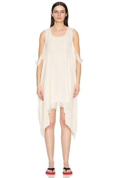 The Row Ingram Dress in Ivory