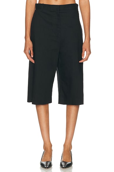 The Row Falk Short in Black