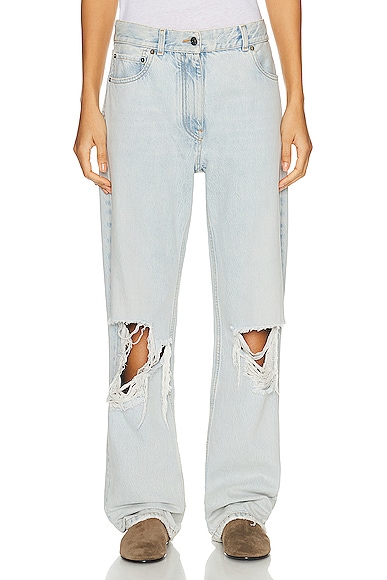 The Row Burty Pant in Bleached