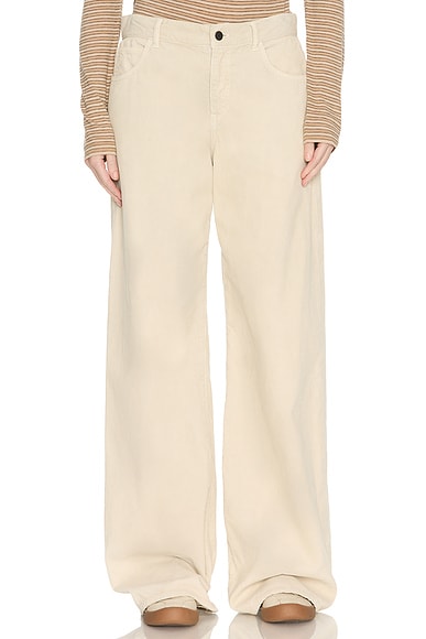 The Row Eglitta Straight Leg in Ecru