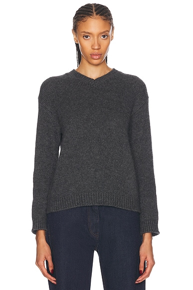 The Row Harini Sweater in Smoke Grey