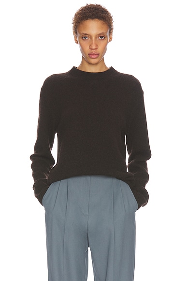 The Row Noval Sweater in Chestnut Brown