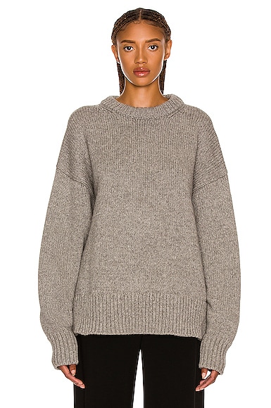 The Row Ophelia Sweater in Grey Melange