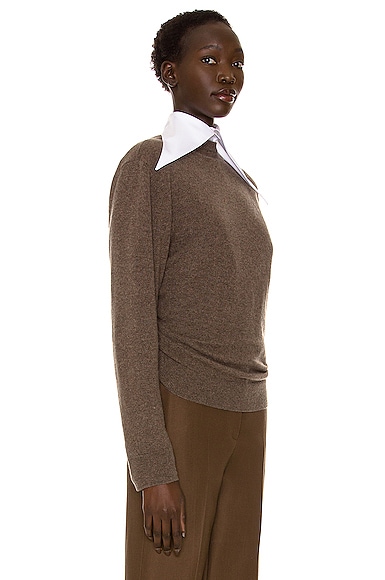 Shop The Row Laris Top In Taupe