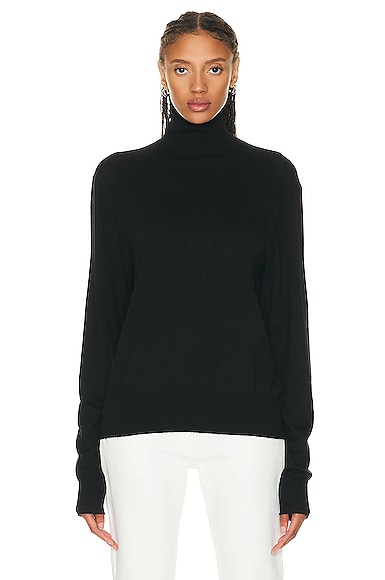 The Row Davos Sweater in Black