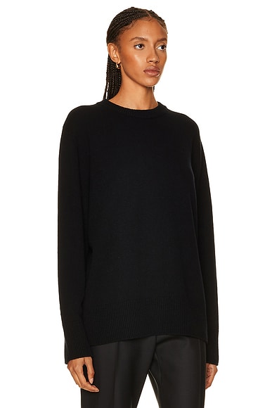 The Row Lambeth Cashmere Turtleneck Sweater In Black