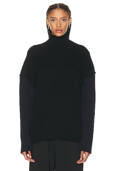The Row Dua Sweater in Black