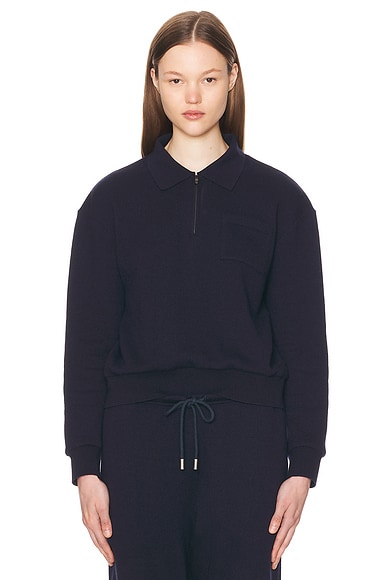 The Row Estee Pullover in Navy