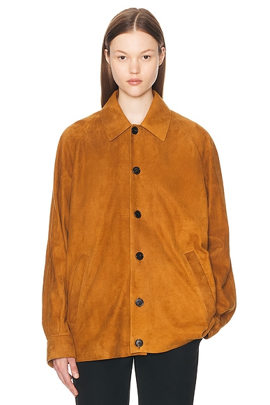 The Row Sedor Jacket in Cognac