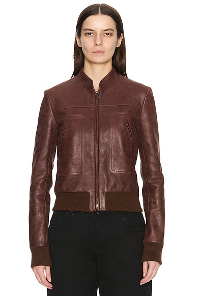 The Row Bader Jacket in Brown