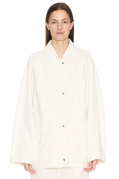 The Row Elodianna Jacket in White