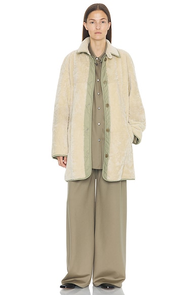 The Row Aurelia Coat in Porcelain