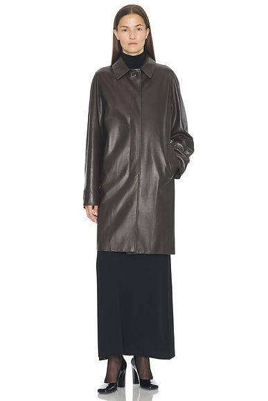 The Row Gracia Coat in Brown