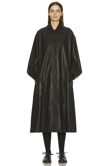 The Row Lolana Coat in Black