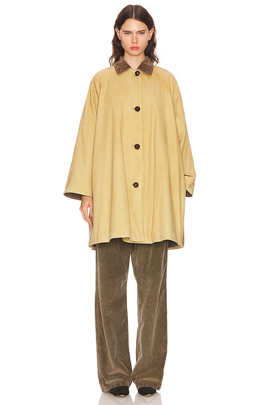 The Row Ina Coat in Tobacco