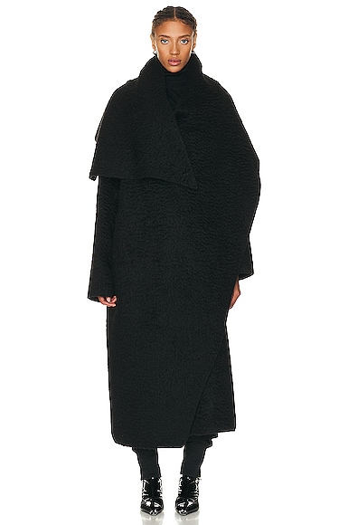 The Row Orlando Coat in Black