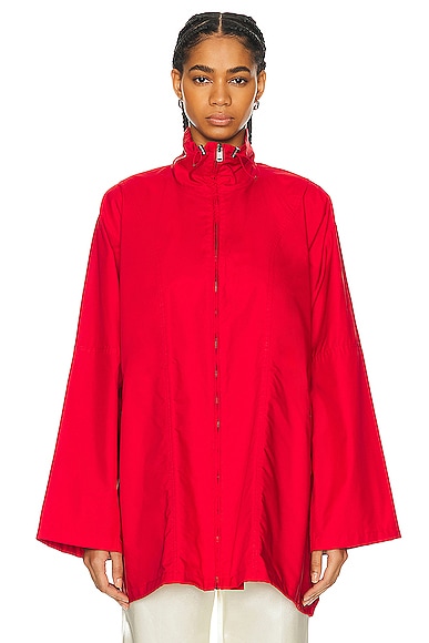 The Row Dune Jacket in Scarlet