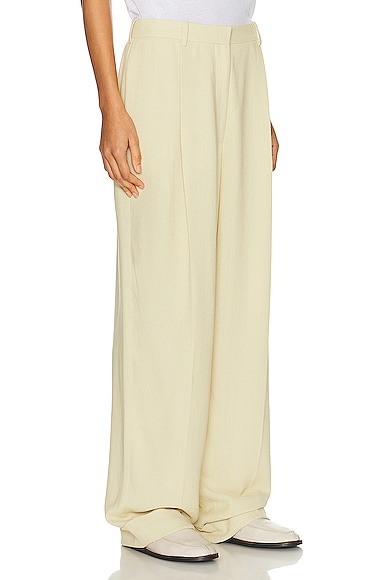 Shop The Row Tor Pant In Yellow Straw