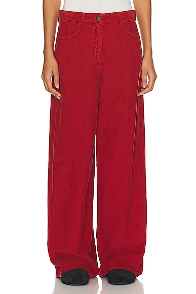 Chan Pant in Red