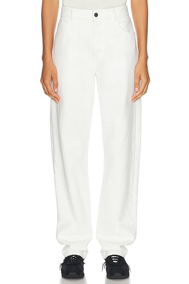 The Row Carlyl Pant in White