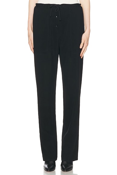 The Row Bonnette Pant in Black
