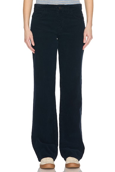 The Row Carlyl Pant in Dark Blue