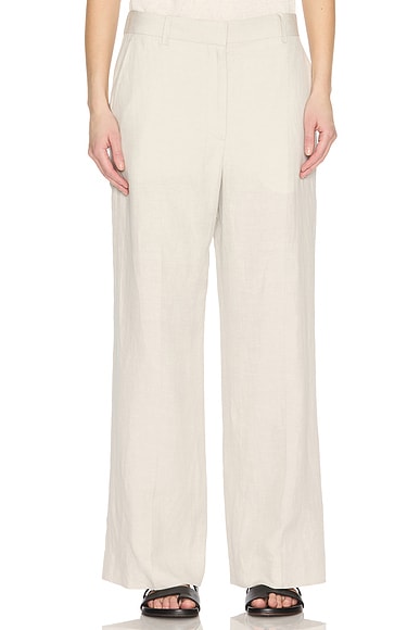 The Row Noxy Pant in Pearl Grey