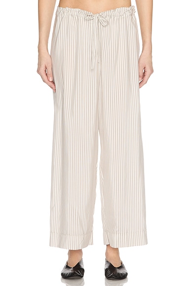 The Row Yayah Pant in White & Grey