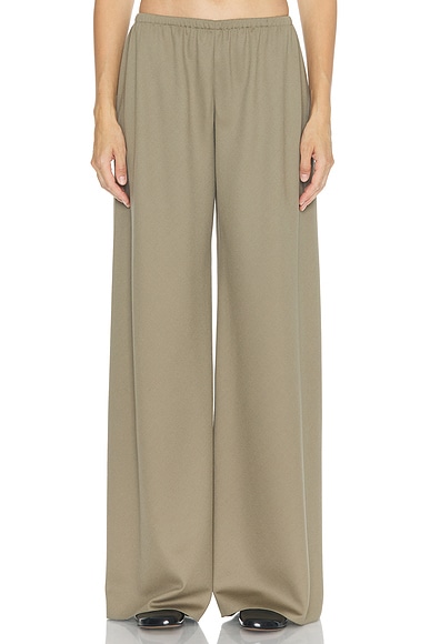 The Row Gala Pant in Military Beige